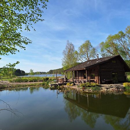 Villa Akmeninis Bebras Zemaiteliai Esterno foto