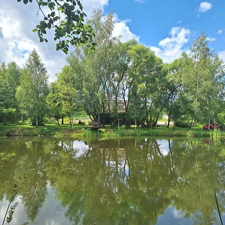 Villa Akmeninis Bebras Zemaiteliai Esterno foto