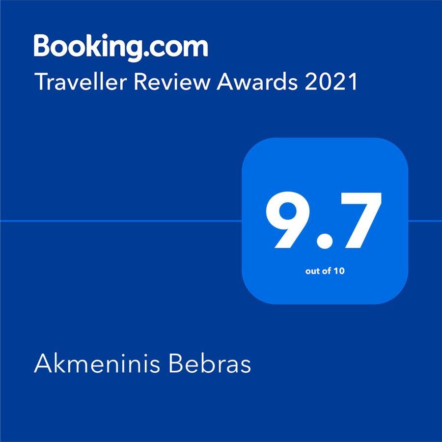 Villa Akmeninis Bebras Zemaiteliai Esterno foto