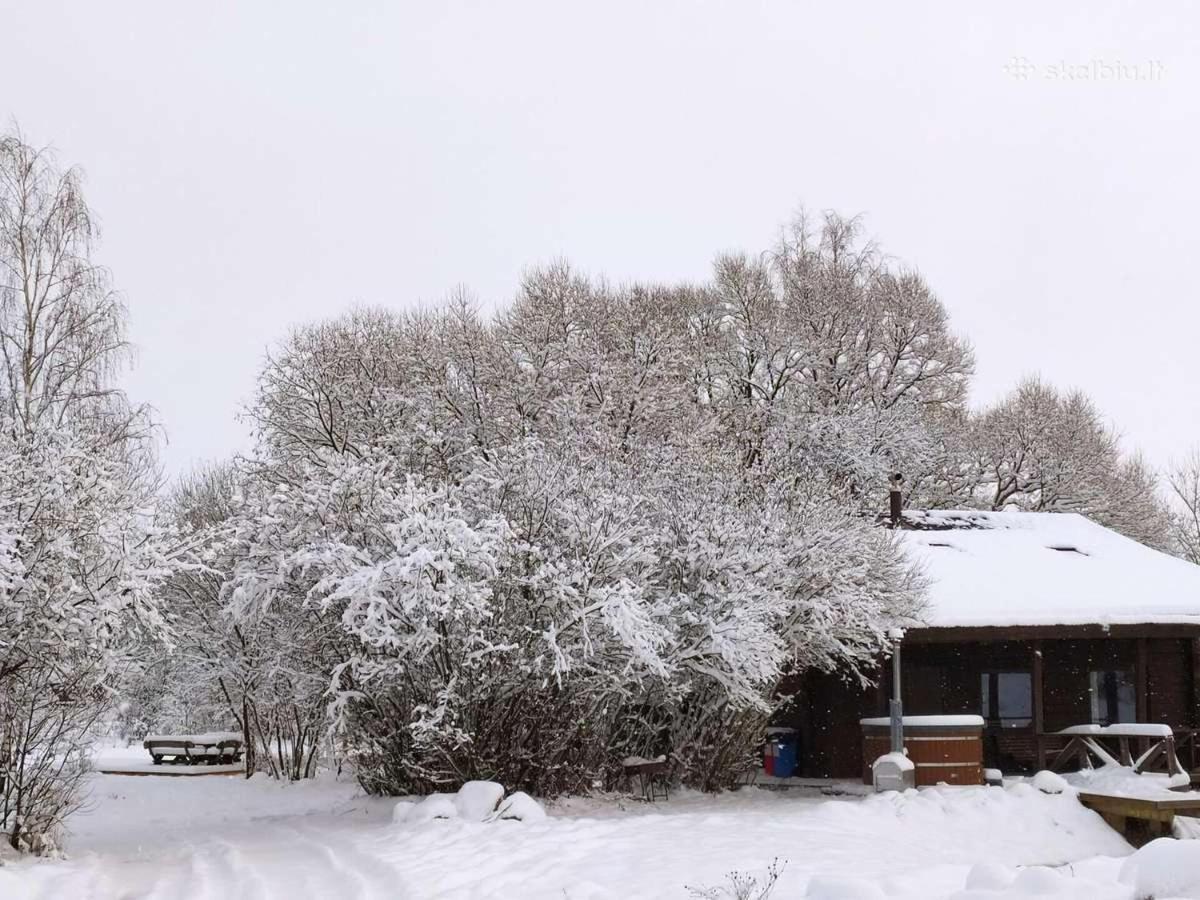 Villa Akmeninis Bebras Zemaiteliai Esterno foto