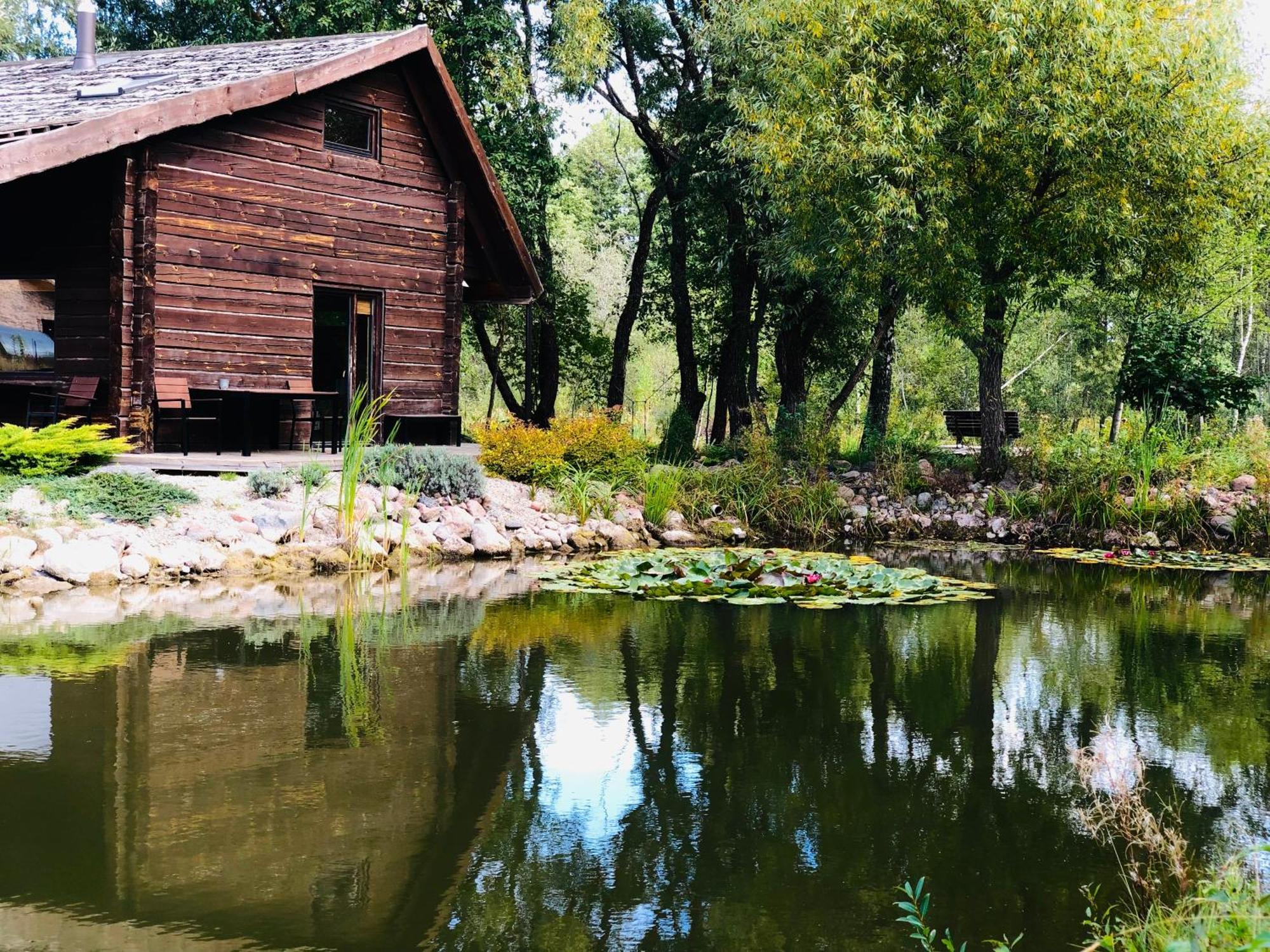 Villa Akmeninis Bebras Zemaiteliai Esterno foto