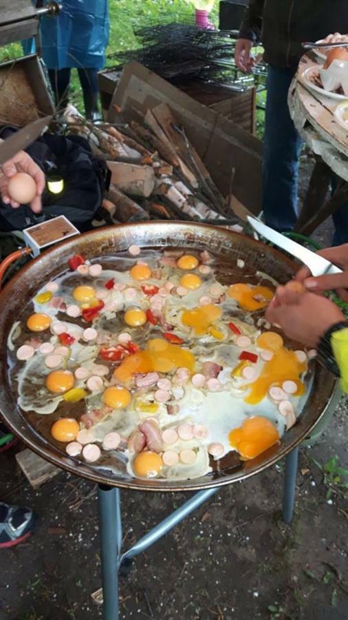 Villa Akmeninis Bebras Zemaiteliai Esterno foto